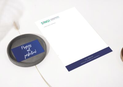 Briefbogen und Karte SING! Osnabrück