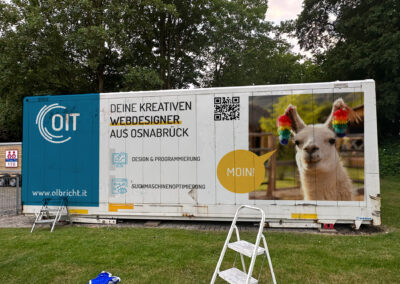 Container Folierung für OIT